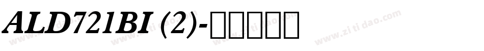 ALD721BI (2)字体转换